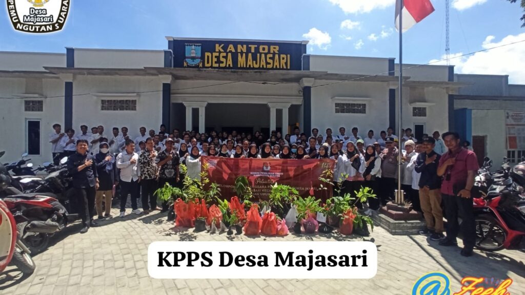 Pelantikan Kelompok Penyelenggara Pemungutan Suara (KPPS) Desa Majasari Kecamatan Jawilan PEMILU 2024